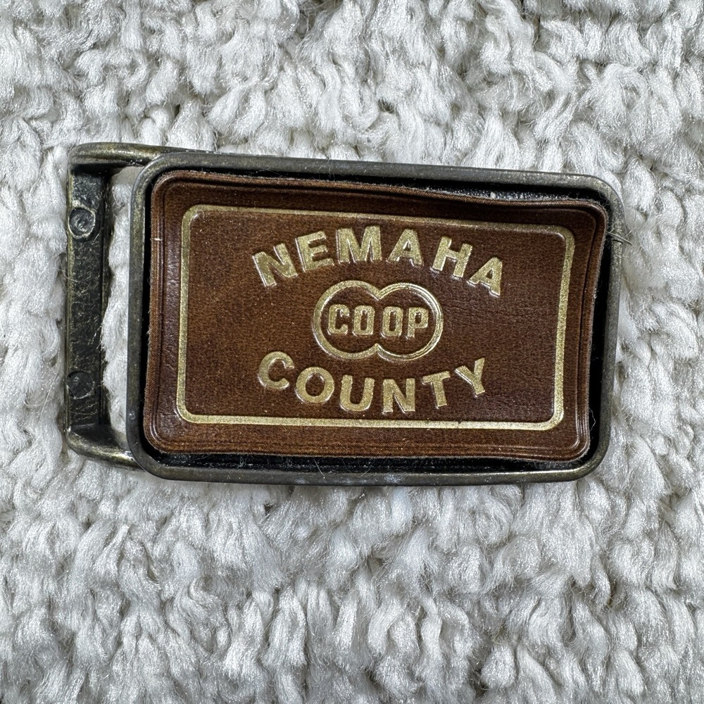 Coop Belt Buckle Nemaha County Kansas Farmers‎ Cooperative